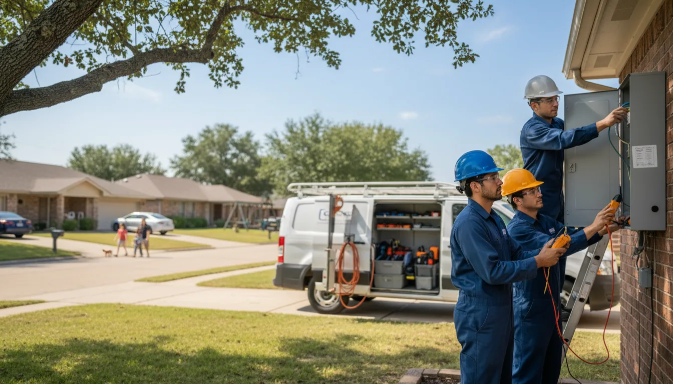 Certified electrician providing emergency electrical services in Mason, TN